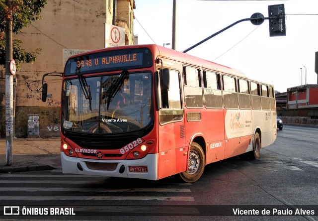 Santa Fé Transportes 95028 na cidade de Belo Horizonte, Minas Gerais, Brasil, por Vicente de Paulo Alves. Número da foto: #7127501.