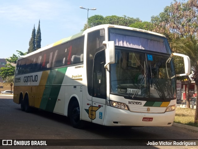 Empresa Gontijo de Transportes 12285 na cidade de Patos de Minas, Minas Gerais, Brasil, por João Víctor Rodrigues. ID da foto: 7127215.