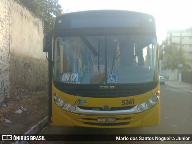 AVP - Auto Viação Paraíso 5361 na cidade de Aracaju, Sergipe, Brasil, por Mario dos Santos Nogueira Junior. Número da foto: #7126459.