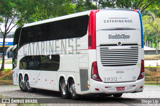 Auto Viação Catarinense 319312 na cidade de Joinville, Santa Catarina, Brasil, por Diego Lip. Número da foto: #7127101.