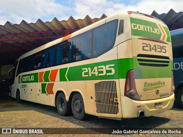 Empresa Gontijo de Transportes 21435 na cidade de Vitória da Conquista, Bahia, Brasil, por João Gabriel Gonçalves da Rocha. ID da foto: 7125750.