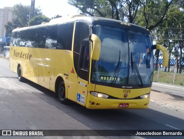 Viação Nordeste 1320 na cidade de Natal, Rio Grande do Norte, Brasil, por Josecledson Bernardo. Número da foto: #7125442.