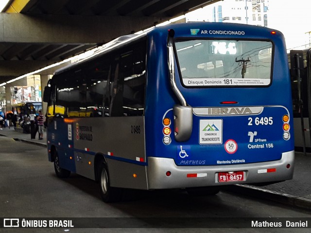 Transcooper > Norte Buss 2 6495 na cidade de São Paulo, São Paulo, Brasil, por Matheus  Daniel. Número da foto: #7126283.