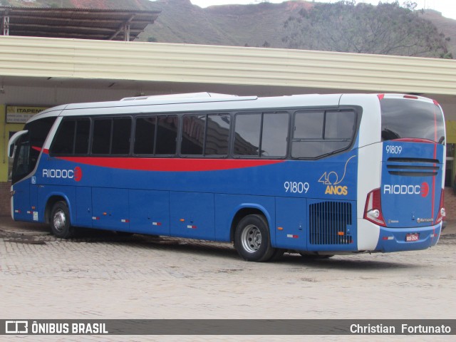 Viação Riodoce 91809 na cidade de Fervedouro, Minas Gerais, Brasil, por Christian  Fortunato. ID da foto: 7127746.