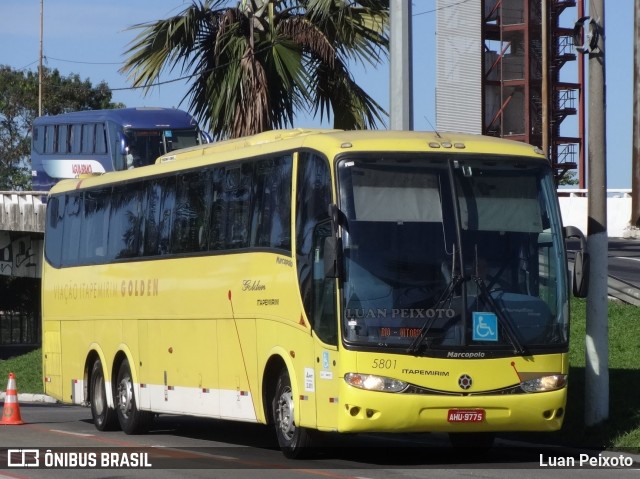 Viação Itapemirim 5801 na cidade de Vitória, Espírito Santo, Brasil, por Luan Peixoto. ID da foto: 7125537.