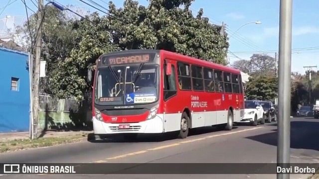 Trevo Transportes Coletivos 1117 na cidade de Porto Alegre, Rio Grande do Sul, Brasil, por Davi Borba. Número da foto: #7125665.