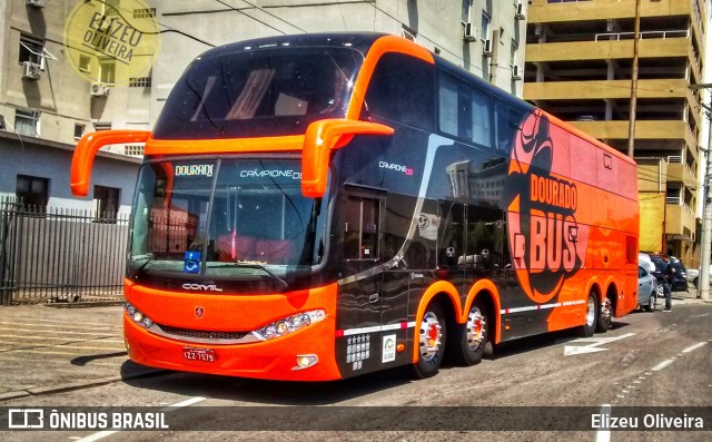 Dourado Bus 7579 na cidade de Porto Alegre, Rio Grande do Sul, Brasil, por Elizeu Oliveira. ID da foto: 7129091.