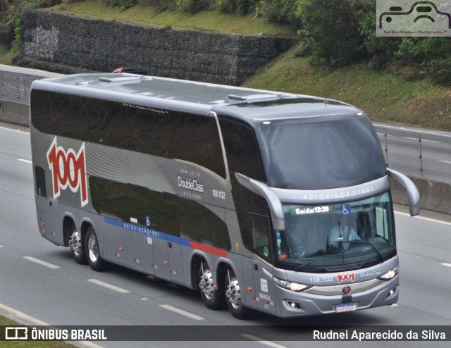 Auto Viação 1001 RJ 108.1132 na cidade de Arujá, São Paulo, Brasil, por Rudnei Aparecido da Silva. Número da foto: #7130667.