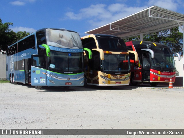 Viação Garcia 16164 na cidade de São José dos Campos, São Paulo, Brasil, por Tiago Wenceslau de Souza. Número da foto: #7130012.