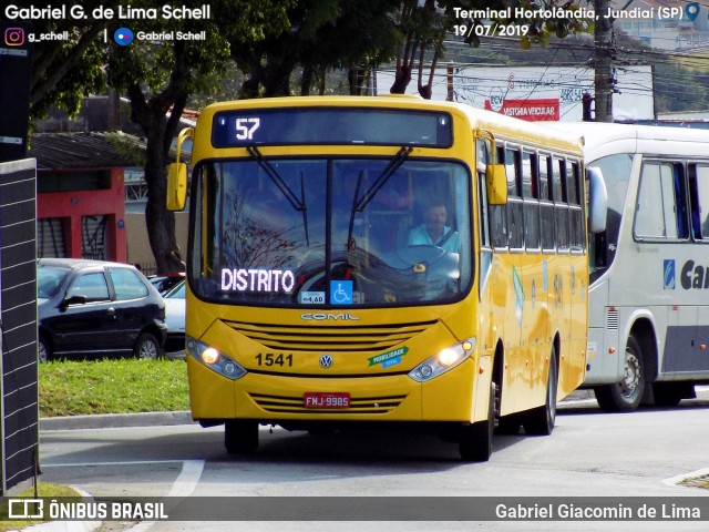 Viação Leme 1541 na cidade de Jundiaí, São Paulo, Brasil, por Gabriel Giacomin de Lima. Número da foto: #7130358.