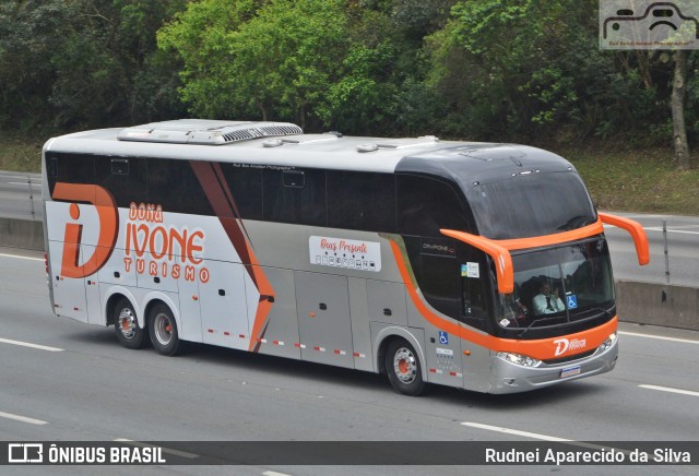 Dona Ivone Transporte e Turismo 2F05 na cidade de Arujá, São Paulo, Brasil, por Rudnei Aparecido da Silva. ID da foto: 7130785.