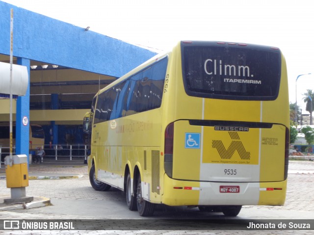 Viação Itapemirim 9535 na cidade de Belém, Pará, Brasil, por Jhonata de Souza. ID da foto: 7129211.