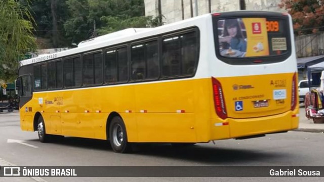 Real Auto Ônibus A41161 na cidade de Rio de Janeiro, Rio de Janeiro, Brasil, por Gabriel Sousa. Número da foto: #7130180.