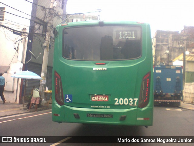 OT Trans - Ótima Salvador Transportes 20037 na cidade de Salvador, Bahia, Brasil, por Mario dos Santos Nogueira Junior. ID da foto: 7129578.