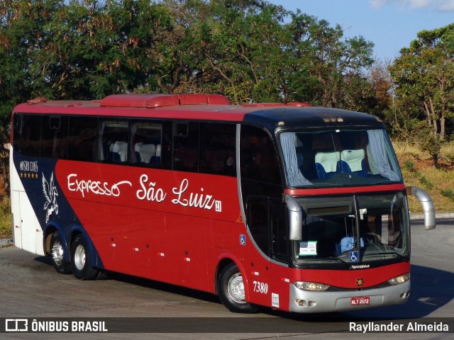 Expresso São Luiz 7380 na cidade de Brasília, Distrito Federal, Brasil, por Rayllander Almeida. ID da foto: 7130149.