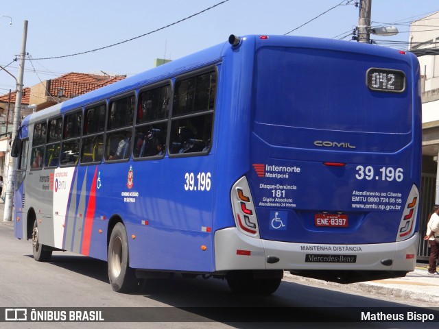 Empresa de Transportes Mairiporã 39.196 na cidade de São Paulo, São Paulo, Brasil, por Matheus Bispo. ID da foto: 7130082.