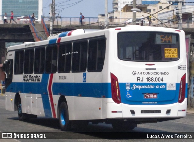 Viação Nossa Senhora da Penha RJ 188.004 na cidade de Nova Iguaçu, Rio de Janeiro, Brasil, por Lucas Alves Ferreira. Número da foto: #7129090.