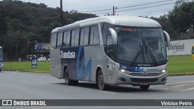 Transtusa - Transporte e Turismo Santo Antônio 138 na cidade de Joinville, Santa Catarina, Brasil, por Vinicius Petris. ID da foto: 7130689.