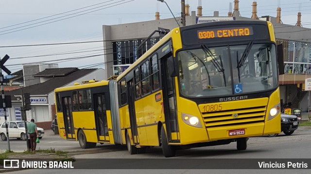 Gidion Transporte e Turismo 10805 na cidade de Joinville, Santa Catarina, Brasil, por Vinicius Petris. ID da foto: 7130674.