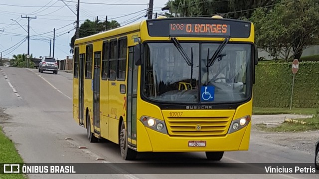 Gidion Transporte e Turismo 10907 na cidade de Joinville, Santa Catarina, Brasil, por Vinicius Petris. ID da foto: 7130662.