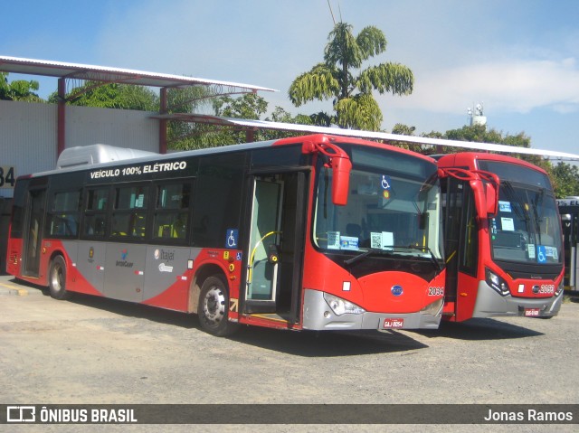 Itajaí Transportes Coletivos 2034 na cidade de Campinas, São Paulo, Brasil, por Jonas Ramos. ID da foto: 7196284.