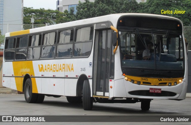Viação Araguarina 3145 na cidade de Goiânia, Goiás, Brasil, por Carlos Júnior. Número da foto: #7195379.