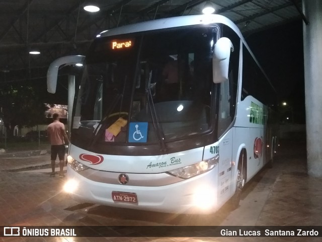 Eucatur - Empresa União Cascavel de Transportes e Turismo 4703 na cidade de Porto Velho, Rondônia, Brasil, por Gian Lucas  Santana Zardo. ID da foto: 7193969.