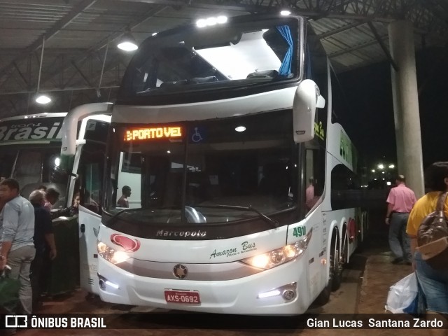 Eucatur - Empresa União Cascavel de Transportes e Turismo 4910 na cidade de Porto Velho, Rondônia, Brasil, por Gian Lucas  Santana Zardo. Número da foto: #7193962.
