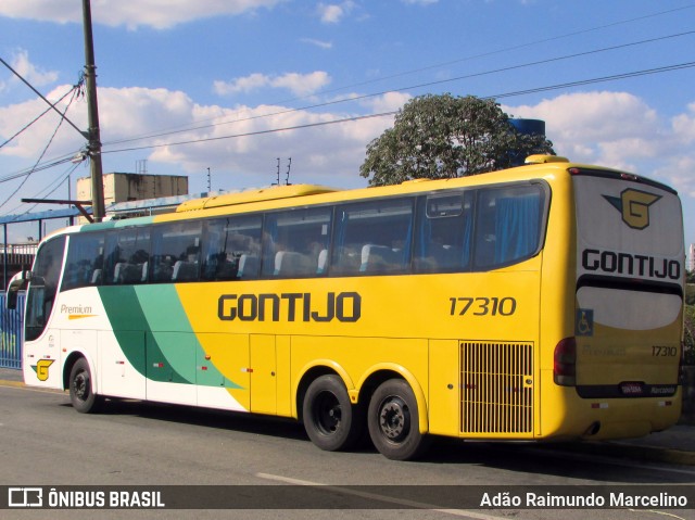 Empresa Gontijo de Transportes 17310 na cidade de Belo Horizonte, Minas Gerais, Brasil, por Adão Raimundo Marcelino. ID da foto: 7195840.