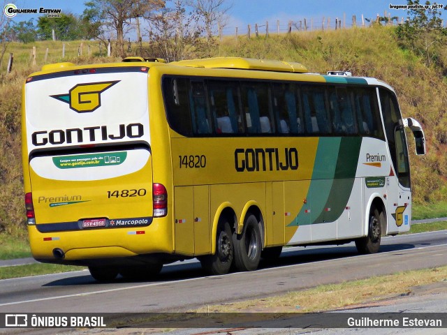 Empresa Gontijo de Transportes 14820 na cidade de Bragança Paulista, São Paulo, Brasil, por Guilherme Estevan. ID da foto: 7194182.