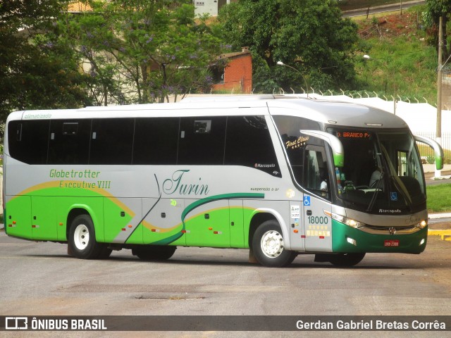 Turin Transportes 18000 na cidade de Ouro Branco, Minas Gerais, Brasil, por Gerdan Gabriel Bretas Corrêa. Número da foto: #7194580.