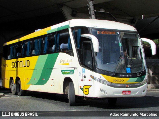 Empresa Gontijo de Transportes 19020 na cidade de Belo Horizonte, Minas Gerais, Brasil, por Adão Raimundo Marcelino. Número da foto: #7195898.