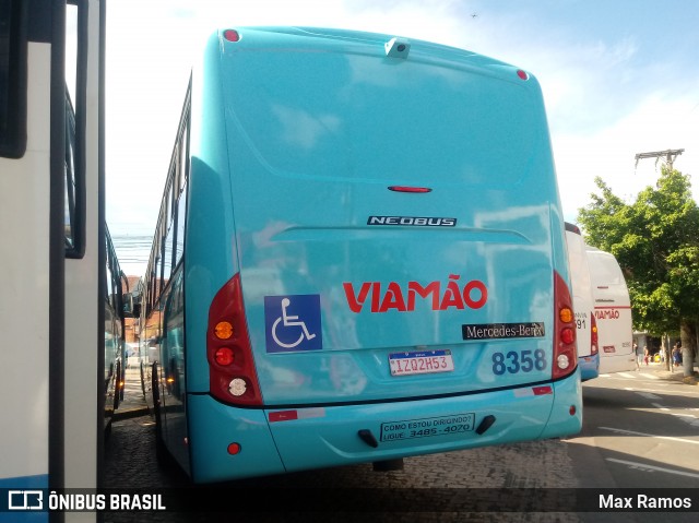 Empresa de Transporte Coletivo Viamão 8358 na cidade de Viamão, Rio Grande do Sul, Brasil, por Max Ramos. ID da foto: 7194006.