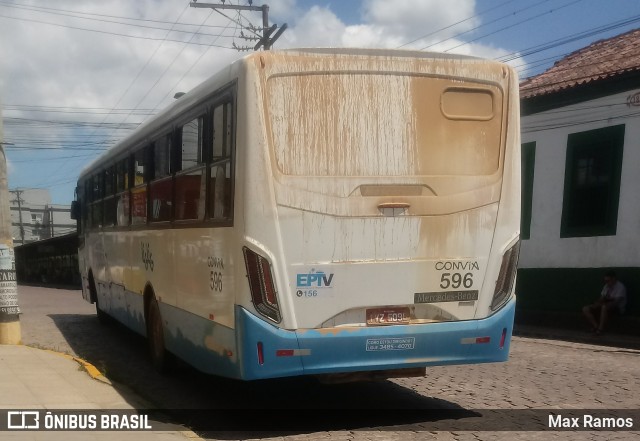 Empresa de Transporte Coletivo Viamão 596 na cidade de Viamão, Rio Grande do Sul, Brasil, por Max Ramos. ID da foto: 7194002.