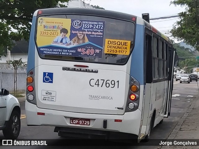 Viação Redentor C47691 na cidade de Rio de Janeiro, Rio de Janeiro, Brasil, por Jorge Gonçalves. Número da foto: #7194049.