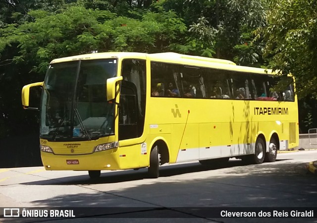 Viação Itapemirim 9549 na cidade de São Paulo, São Paulo, Brasil, por Cleverson dos Reis Giraldi. Número da foto: #7194934.