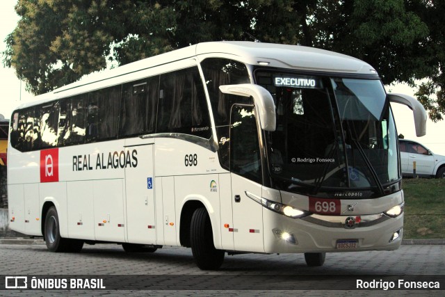 Real Alagoas de Viação 698 na cidade de Maceió, Alagoas, Brasil, por Rodrigo Fonseca. ID da foto: 7219819.