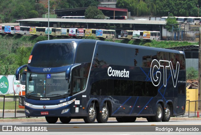 Viação Cometa 18319 na cidade de Conselheiro Lafaiete, Minas Gerais, Brasil, por Rodrigo  Aparecido. ID da foto: 7220717.