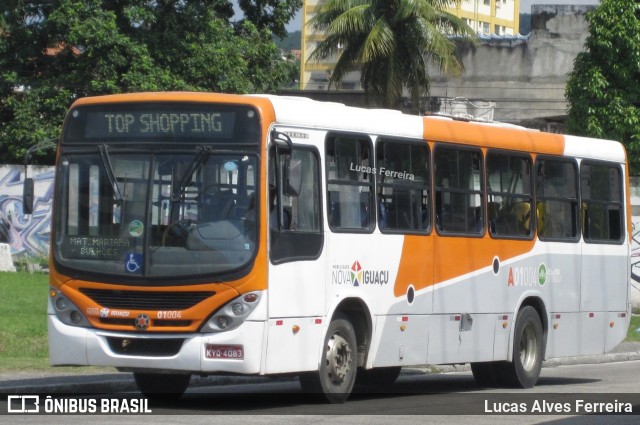 Viação São José A01004 na cidade de Nova Iguaçu, Rio de Janeiro, Brasil, por Lucas Alves Ferreira. ID da foto: 7219421.