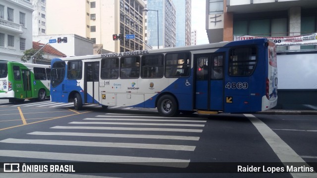 Onicamp Transporte Coletivo 4869 na cidade de Campinas, São Paulo, Brasil, por Raider Lopes Martins. Número da foto: #7220259.