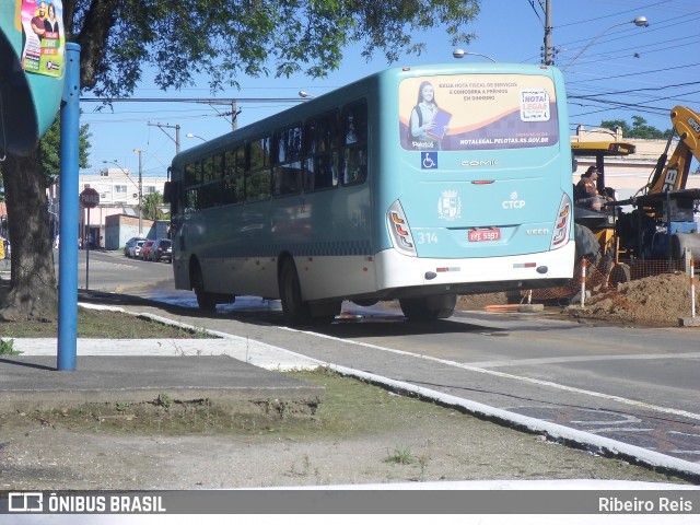 Empresa de Transportes Santa Silvana 314 na cidade de Pelotas, Rio Grande do Sul, Brasil, por Ribeiro Reis. ID da foto: 7220441.