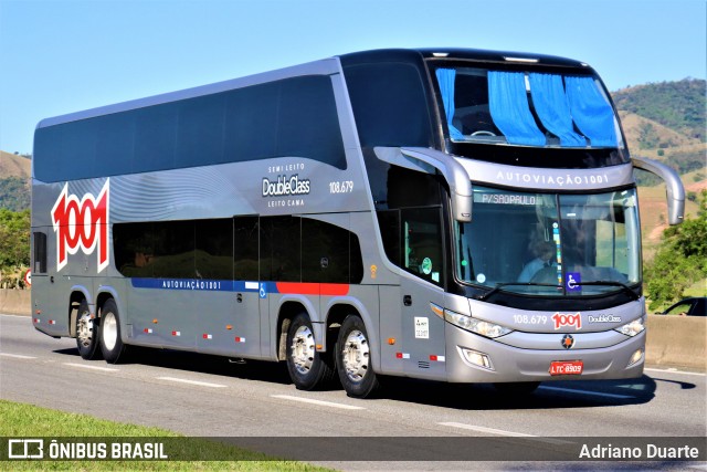 Auto Viação 1001 RJ 108.679 na cidade de Roseira, São Paulo, Brasil, por Adriano Duarte. ID da foto: 7219012.