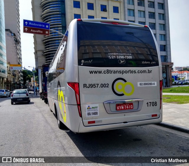 C8 Transportes 1708 na cidade de Rio de Janeiro, Rio de Janeiro, Brasil, por Cristian Matheus. ID da foto: 7219025.