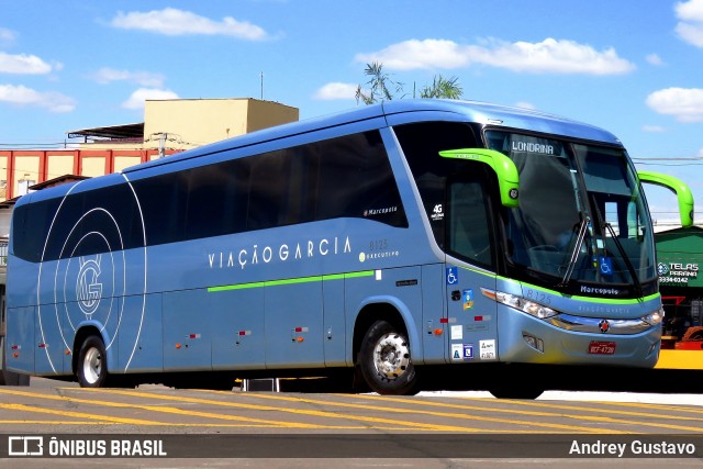 Viação Garcia 8125 na cidade de Londrina, Paraná, Brasil, por Andrey Gustavo. ID da foto: 7223271.