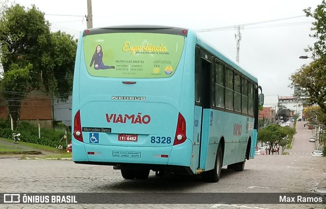 Empresa de Transporte Coletivo Viamão 8328 na cidade de Viamão, Rio Grande do Sul, Brasil, por Max Ramos. ID da foto: 7225598.