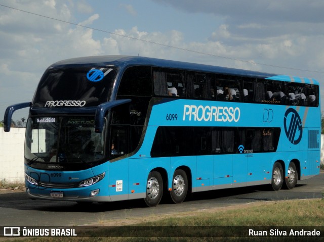 Auto Viação Progresso 6099 na cidade de Teresina, Piauí, Brasil, por Ruan Silva Andrade. ID da foto: 7222077.