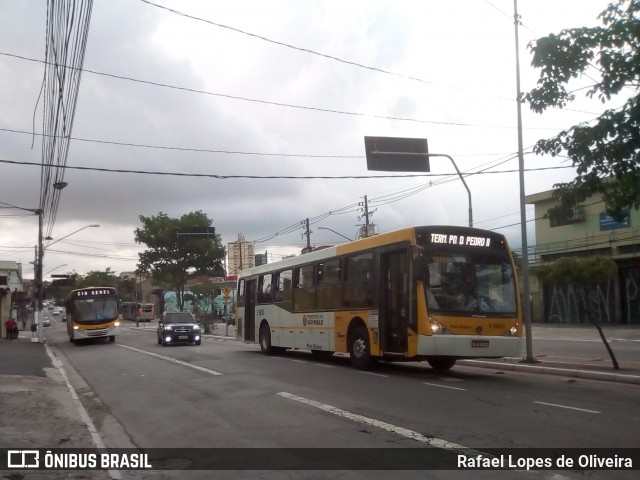 Viação Metrópole Paulista - Zona Leste 3 9883 na cidade de São Paulo, São Paulo, Brasil, por Rafael Lopes de Oliveira. ID da foto: 7223354.