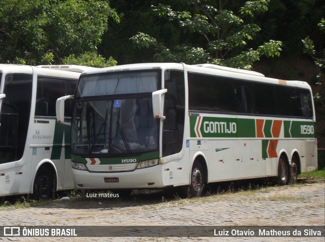 Empresa Gontijo de Transportes 11590 na cidade de Belo Horizonte, Minas Gerais, Brasil, por Luiz Otavio Matheus da Silva. ID da foto: 7225109.