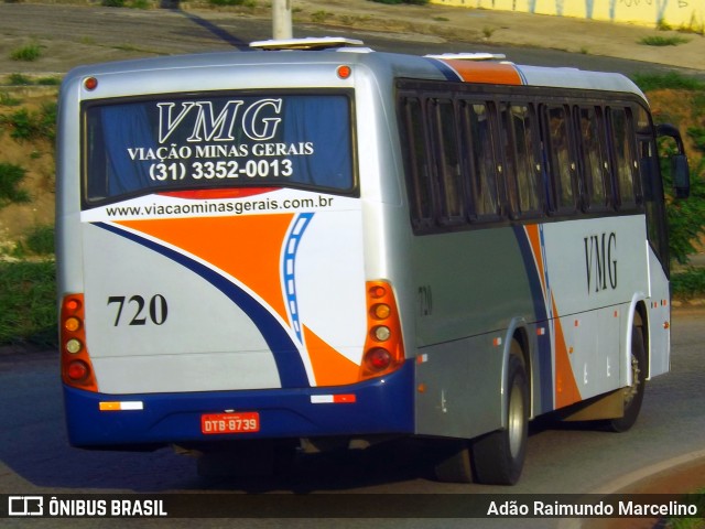VMG - Viação Minas Gerais 720 na cidade de Belo Horizonte, Minas Gerais, Brasil, por Adão Raimundo Marcelino. Número da foto: #7228633.