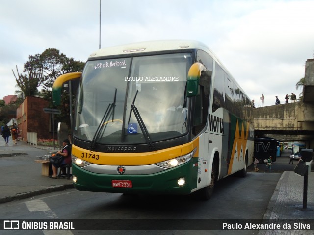 Viação Motta 31743 na cidade de Belo Horizonte, Minas Gerais, Brasil, por Paulo Alexandre da Silva. Número da foto: #7228150.